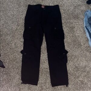 Match Men's Black Cargo Pants
